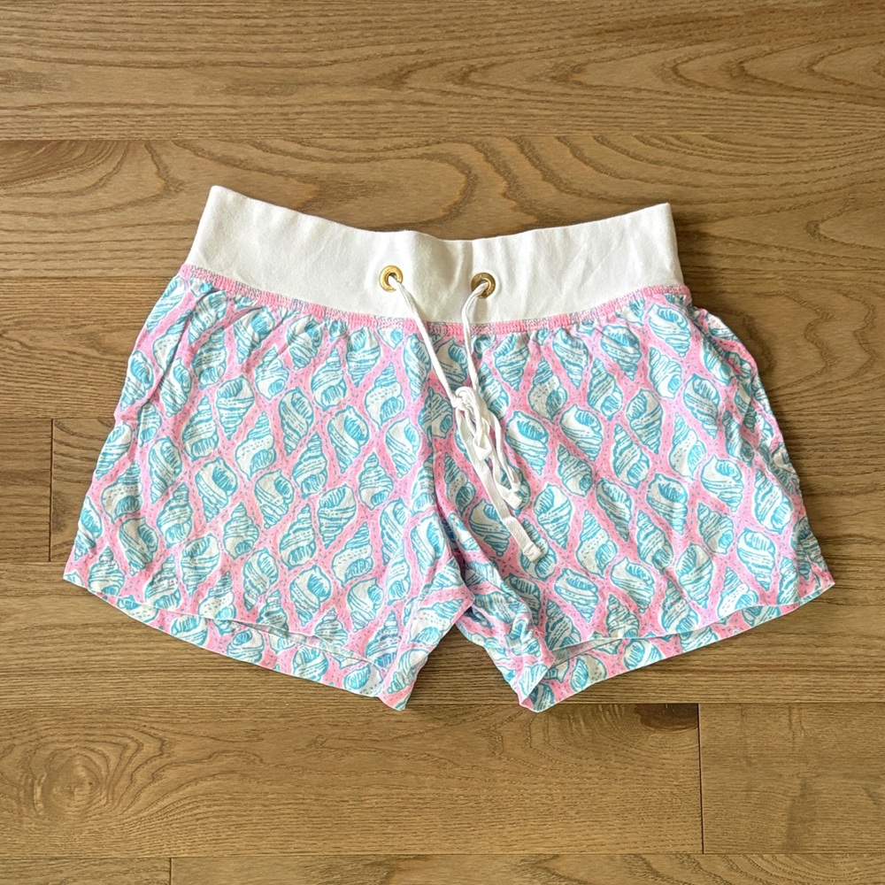 Lilly Pulitzer Pink and Blue Athletic Shorts